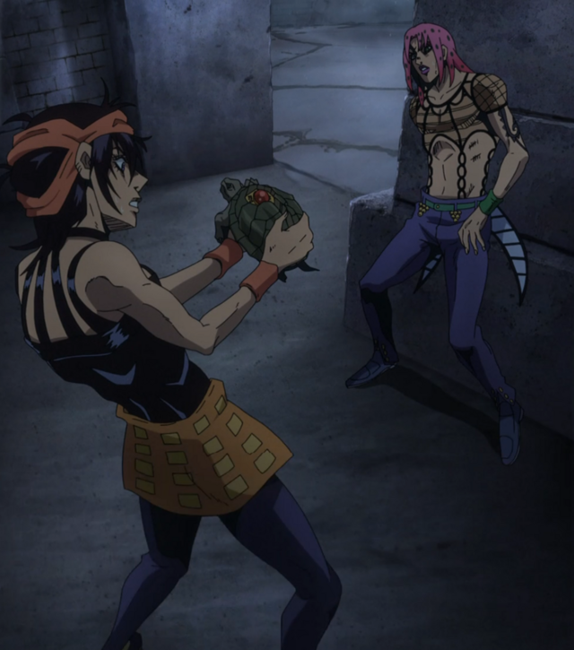 File Giorno Holding Polnareff Png JoJo S Bizarre Encyclopedia JoJo Wiki