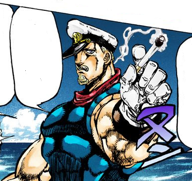 JJBA Stardust Crusaders- Captain and Stand