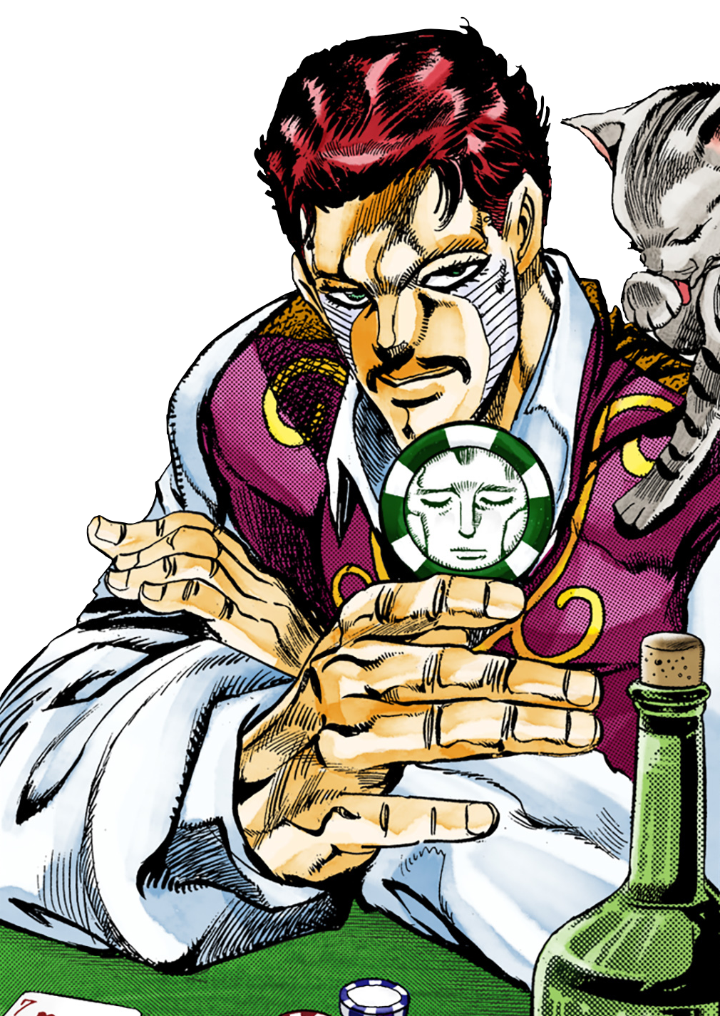 Araki loves reusing pose references : r/StardustCrusaders