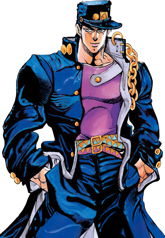 jotaro and star platinum in manga Jojos bizarre adventure jotaro, Jojo bizzare adventure, Jojo anime