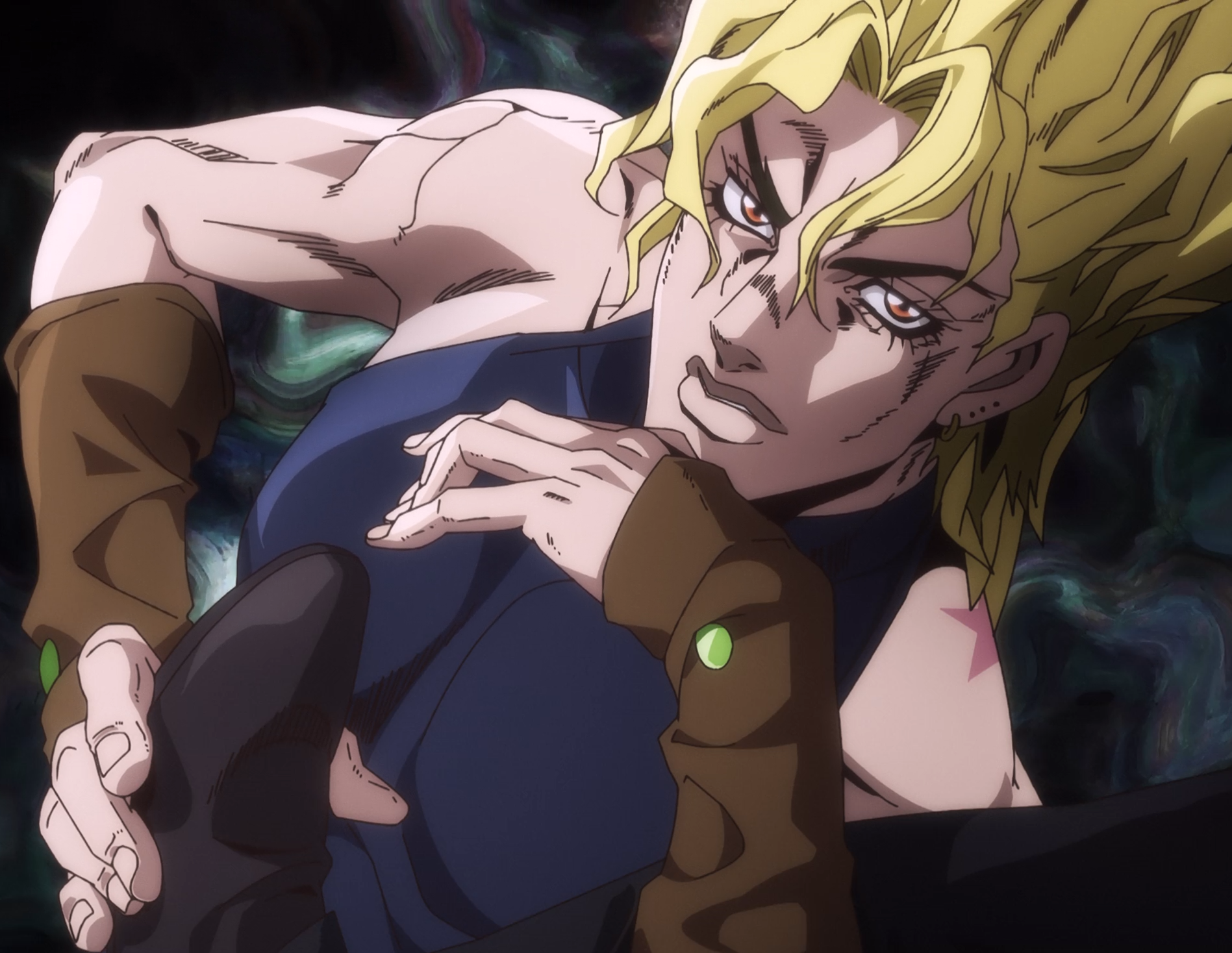 É só eu ou o Star Platinum do mangá parece ser uma fusão do Bruford com o  Speedwagon?