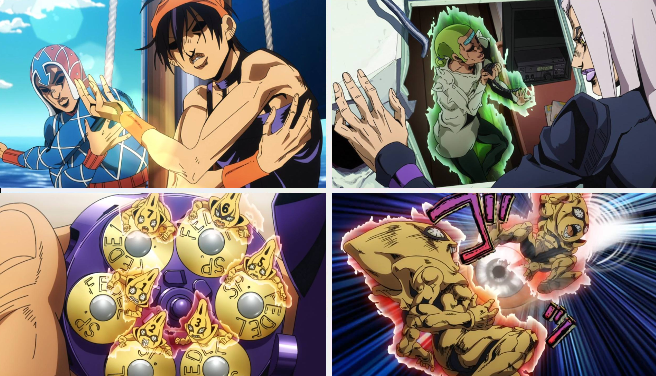 Pucci's pose #2 comparison (manga, game, anime) : r/StardustCrusaders