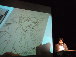 Yoshida at college event