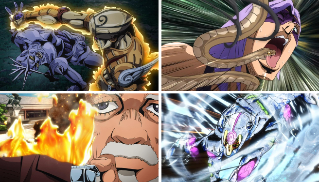 Giaccio and his ice powers, Vento Aureo