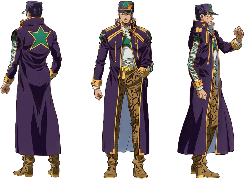 Jotaro Kujo and「Star Platinum」 (Reference used) In celebration of Part 6  airing, I decided to draw Jotaro again. I really like his Part 4…