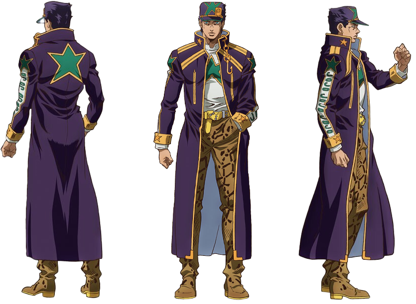 JJBA City Hall」 — Part 6 Jotaro anime model sheet