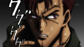 Yuuji's face drawn to Jojo Style