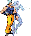 Polnareff with Stand's color 2