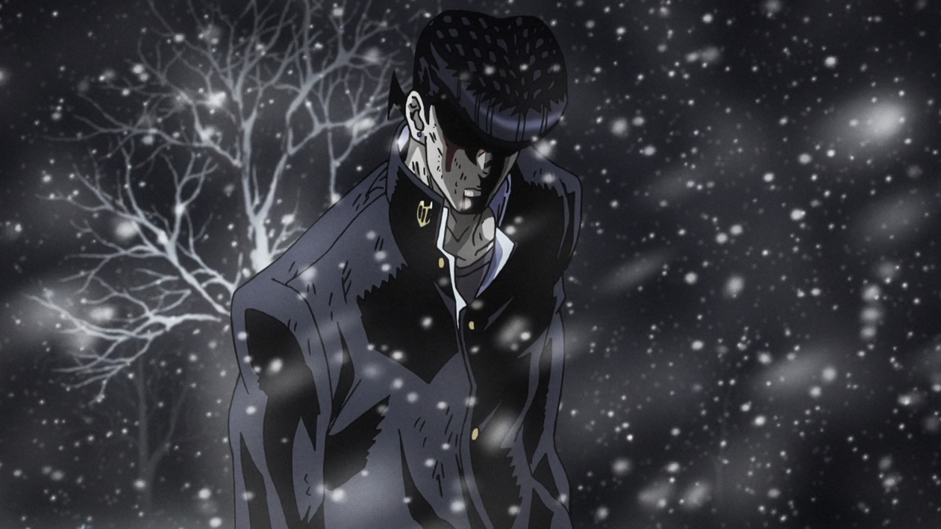 File:Josuke Savior First Appearance Anime.jpg - JoJo's Bizarre ...