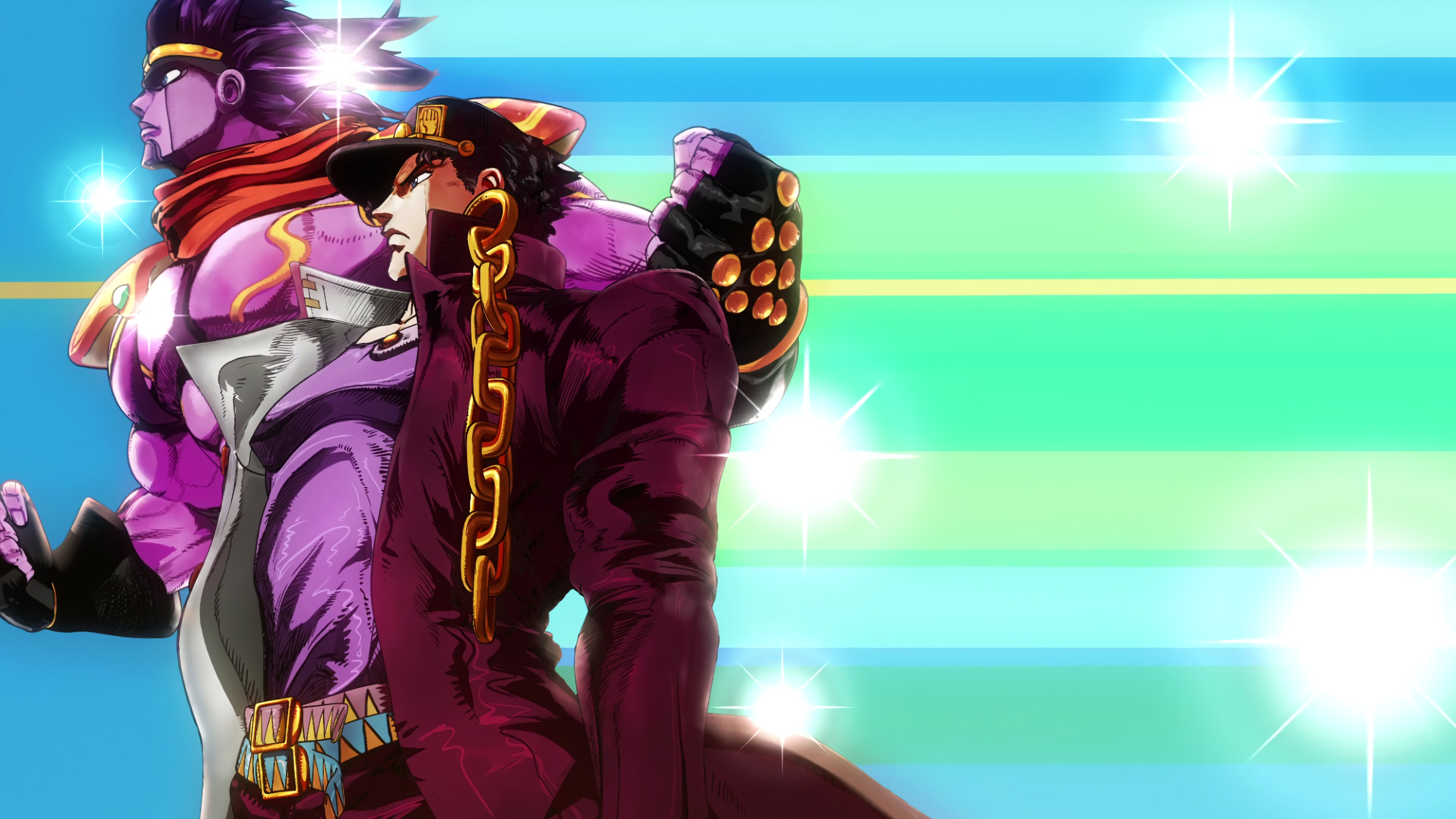 File:Stand Proud Jotaro and SP 1.jpg - JoJo's Bizarre Encyclopedia ...