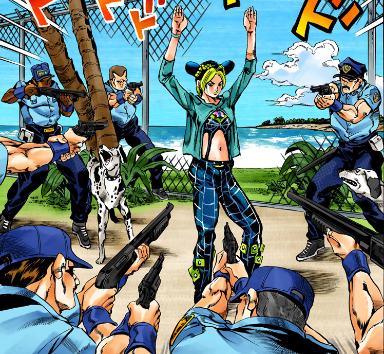 File:Jolyne remains in green dolphin.png - JoJo's Bizarre Encyclopedia ...