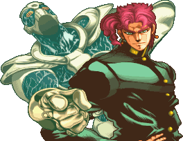 Kakyoin's portrait from Heritage for the Future