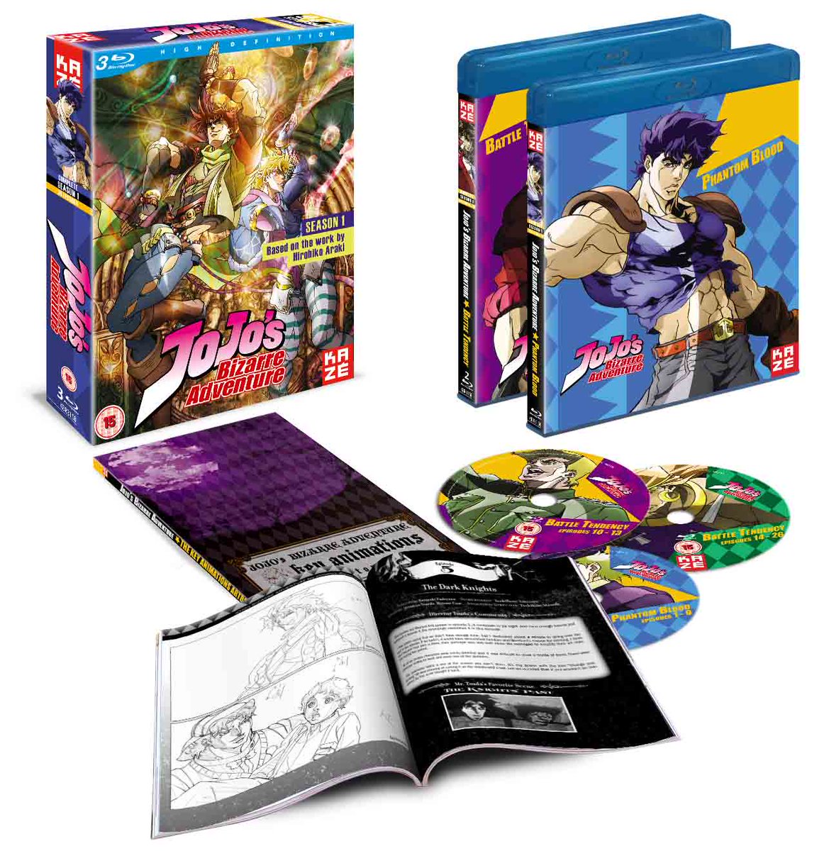 File:JoJo Season 1 BD set (UK).jpg - JoJo's Bizarre Encyclopedia | JoJo ...