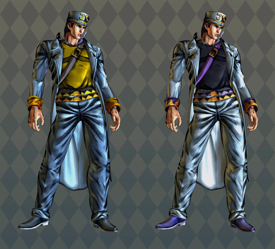 File:ASBR Jotaro (Part 4) Costume Default 3-4.png - JoJo's Bizarre ...