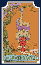 Tarot card representing The Hanged Man