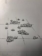 The technique of drawing snails