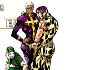 As he appears in the WORLD OF JOJO Stone Ocean Promotional Video