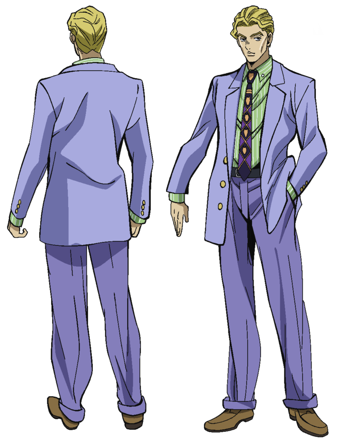 File:Kira Yoshikage Blond Appearance.png - JoJo's Bizarre Encyclopedia ...