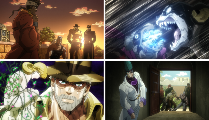 JoJo: Stardust Crusaders Episode 38-39