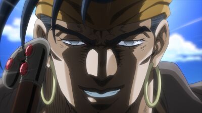 N'Doul with his eyes open