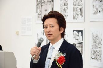 Araki at Japan Media Arts Festival (JoJolion Grand Prize)