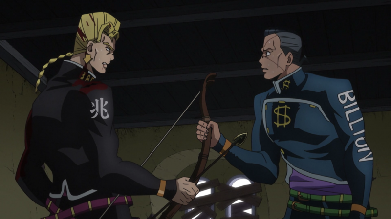 File:Okuyasu and Keicho fight over the arrow.png