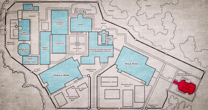 Map of the prison