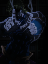 DIO demonstrating his unsymmetrical healing
