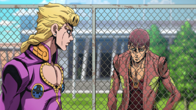 First meet with Giorno Giovanna