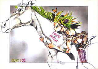 Hirohiko Araki Autograph Postcard