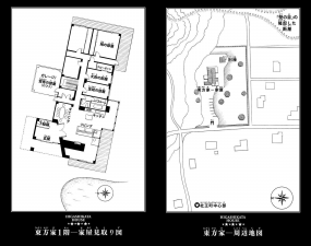 Map of the Higashikata House