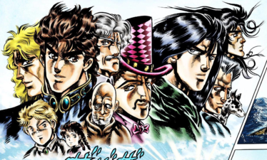 Will at the end alongside the main cast of Phantom Blood