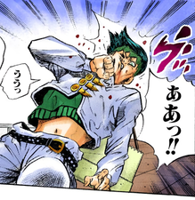 Rohan punches himself in the face