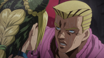 Romeo begs Jolyne for help after the car incident