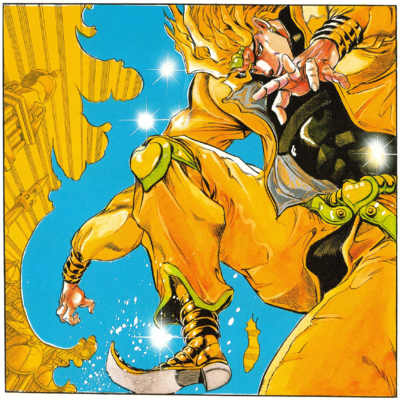 Can anybody merge these two pics together with Star Platinum being behind  Jotaro ? Thanks in advance. :) : r/StardustCrusaders