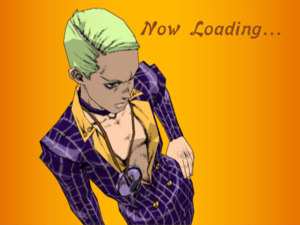 Prosciutto in Chapter 5-2's loading screen