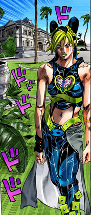 Jolyne leaving Romeo.png