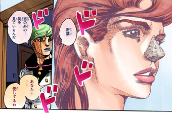 Mitsuba suddenly expresses her love for Jobin and Tsurugi, saying that she would do anything to protect them