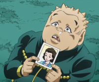 Shigechi holding mom's photo anime.png