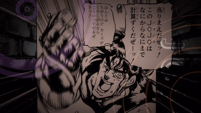 Joseph taunts Kars that he planned the latter’s defeat from Chapter 68