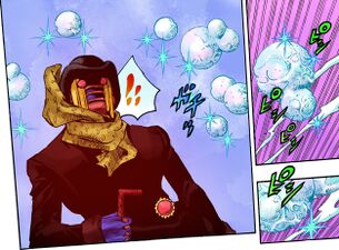 Born This Way freezing Josuke's bubbles