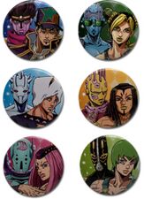 Stone Ocean Character and Stand Buttons