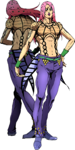 Download Diavolo, the mysterious antagonist from Jojo's Bizarre