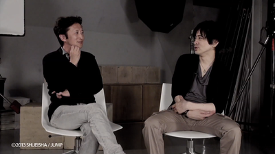 An interview with Hirohiko Araki and Yūsei Matsui, the manga artist of Assassination Classroom.