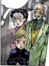 Kira in his youth with his parents