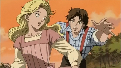 Young Erina being chased by Young Jonathan from the 2004 Movie Pilot