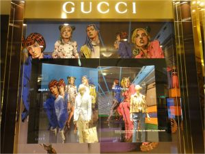 Gucci e Hirohiko Araki Colaboração de 2013