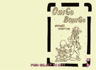 Oingo Boingo Brothers Adventure Manga