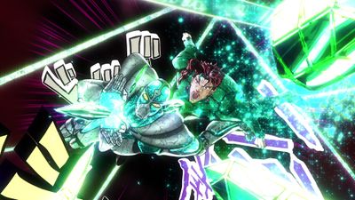 Kakyoin's Hierophant Green: Emerald Splash