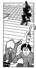 Koichi's first appearance in Chapter 0